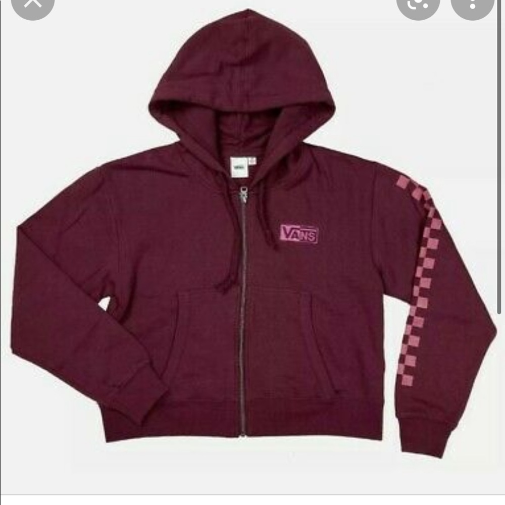 NWT Vans Half Blast Crop Hoodie